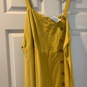 Yellow mini dress size small